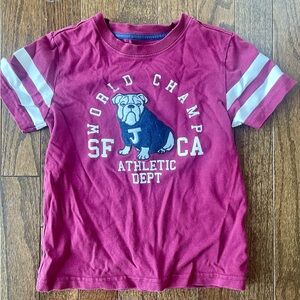 Janie and Jack Bulldog Graphic Tee